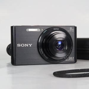 Sony Cyber-Shot DSC-W830 20.1MP 8x Digital Camera Black – Excellent Condition