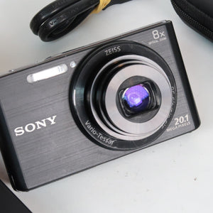 Sony Cyber-Shot DSC-W830 20.1MP 8x Digital Camera Black – Excellent Condition