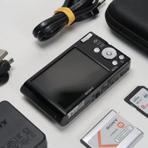 Sony Cyber-Shot DSC-W830 20.1MP 8x Digital Camera Black – Excellent Condition