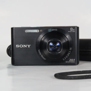 Sony Cyber-Shot DSC-W830 20.1MP 8x Digital Camera Black – Excellent Condition