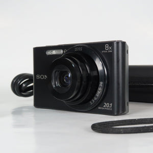 Sony Cyber-Shot DSC-W830 20.1MP 8x Digital Camera Black – Excellent Condition