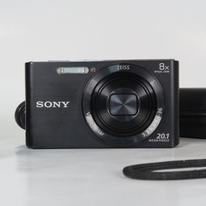 Sony Cyber-Shot DSC-W830 20.1MP 8x Digital Camera Black – Excellent Condition